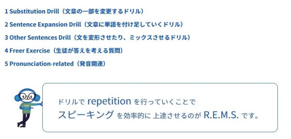 QQEnglishのREMSレッスンの流れ